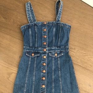 MADEWELL JEAN BUTTON UP DRESS